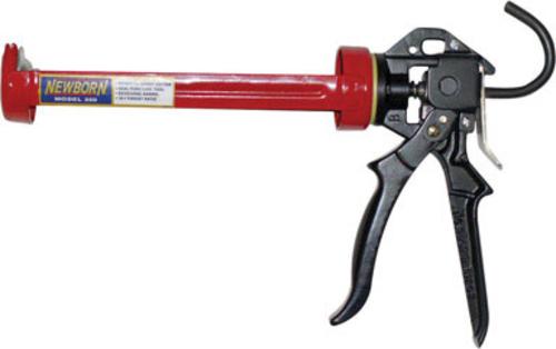 Newborn 255 Professional Caulking Gun, Zinc Alloy, Blue/Silver
