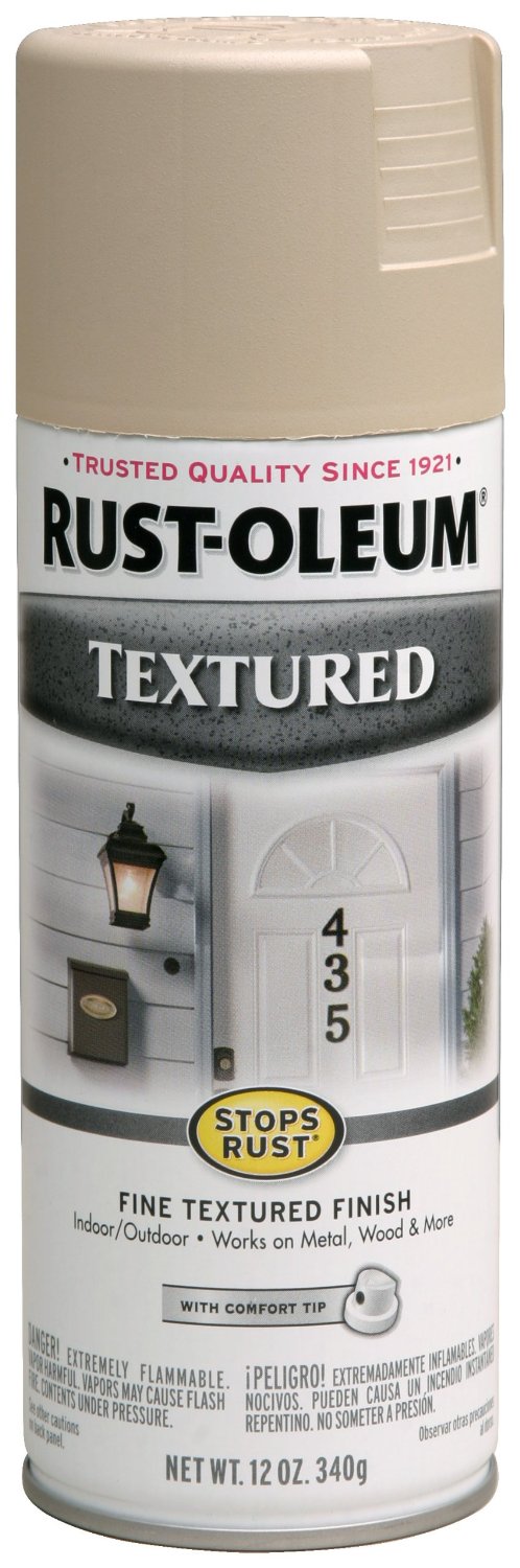 Rust-Oleum® 7223-830 Stops Rust® Textured Spray Paint, 12 Oz, Sandstone