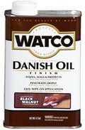 Watco 65341 Danish Oil Finish, 1 Qt, Black Walnut