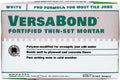 Custom® MTSW50 VersaBond® Fortified Thin­Set Mortar, 50 Lb, White