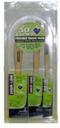 Shur-Line 55539 Teflon Poly Brushes, Assorted, 3-Pack