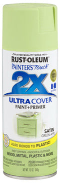 Rust-Oleum® Painter's® Touch 2x Spray Paint, 12 Oz, Satin Green Apple