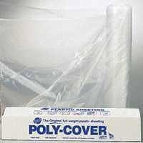 Lbm Poly 4X28-C 4 MIL POLY FILM, 28' x 100', Clear