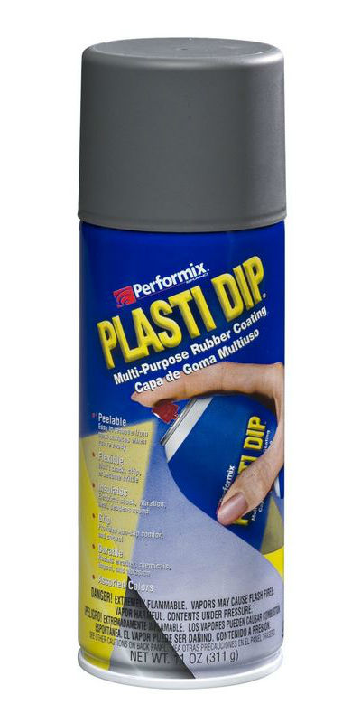 Performix® 11221-6 Plasti Dip® Rubber Coating Aerosol, Gun Metal, 11 Oz