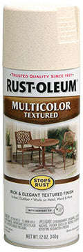 Rust-Oleum® 239121 Stops Rust® MultiColor Textured Spray Paint, 12 Oz, Caribbean Sand
