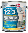 Zinsser® 285085 Bulls Eye 1-2-3, Water Based All Purpose Primer, Gray, 1 Gallon