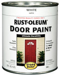 Rust-Oleum® 238311 Stops Rust® Oil-Based Door Paint, White, Satin, 1-Qt