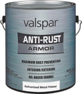 Valspar 21850 Galvanized Metal Primer Enamel, 1 Gallon