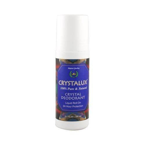 Crystalux Crystal Deodorant Liquid Roll-On 24 Hour Protection 90ml/3.1oz by Body Crystal