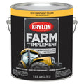 Krylon K01974000 Farm & Implement Paint, N E Yellow, 1 Gallon