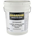 Valspar 44-457 Guardian Interior Latex Semi-Gloss Wall Paint, Dover White, 5 Gallon