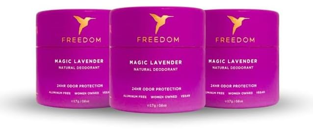 Eco-Friendly Deodorant Travel Mini's - 3 packed - Magic Lavender