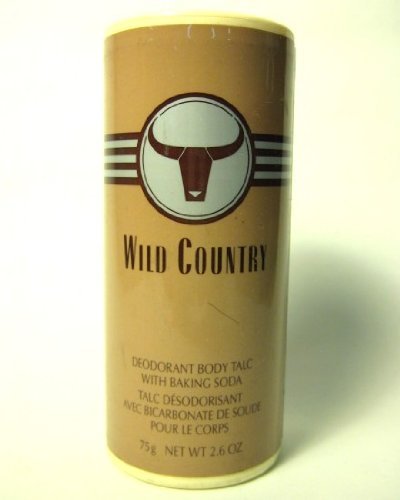 Avon Wild Country for Men Pour Homme Deodorant Body Talc / Powder with Baking Soda 2.6 Oz 75 G