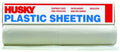 Husky CF00709-1000C Lightweight Polyfilm, Clear, 0.7 Mil T, 9' W x 1000' L