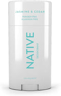 Native Jasmine & Cedar Deodorant, 2.65 Ounce - Paraben Free