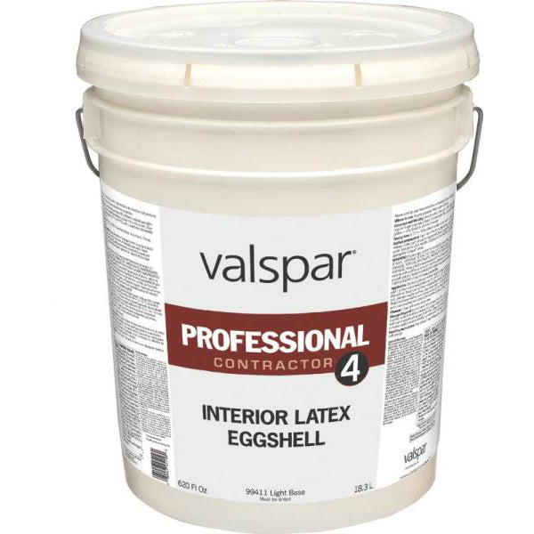 Valspar 99411 Professional Contractor 4 Interior Latex Paint, Light Base