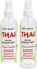 Deodorant Stone Crystal Mist Natural Deodorant Spray 8 oz. Bundle, Pack of 4