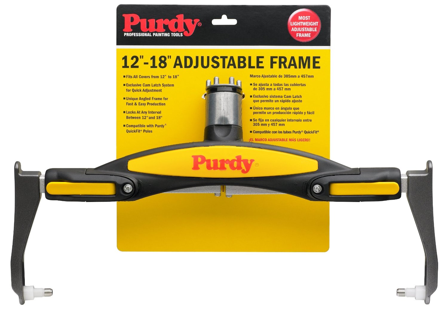 Purdy 753018 Adjustable Paint Roller Frame, 12" To 18"