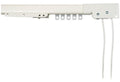 Kenney KN31/1P Traverse Curtain Rod, White, 50" L