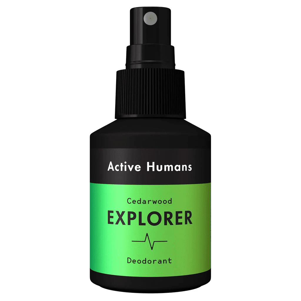 Active Humans Explorer Deodorant Spray - Cedarwood (60 mL)