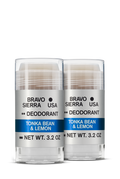 TONKA BEAN & LEMON DEODORANT - 2-PACK