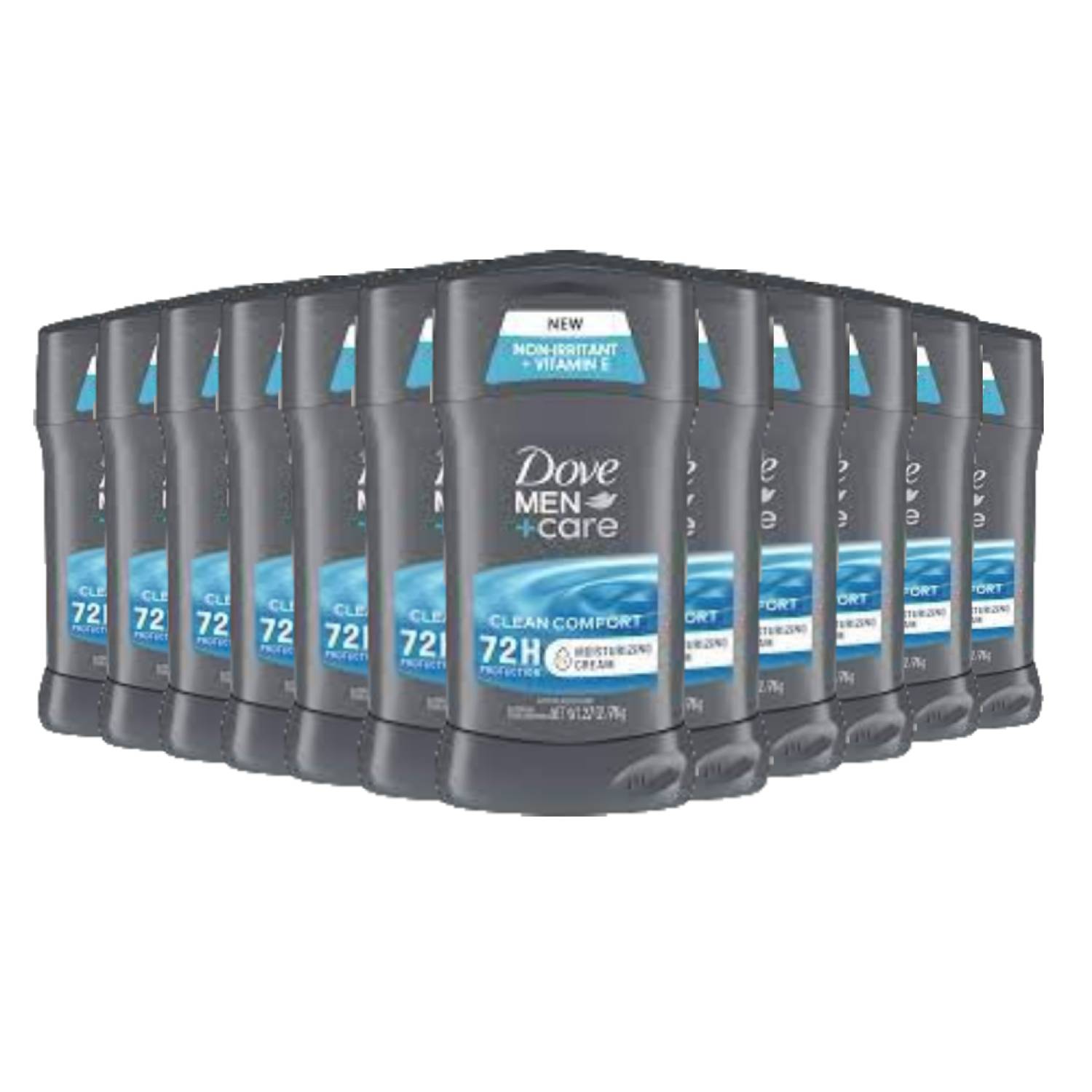 Dove Men+Care Clean Comfort Antiperspirant Stick 2.7 oz - Bulk 12 Pack
