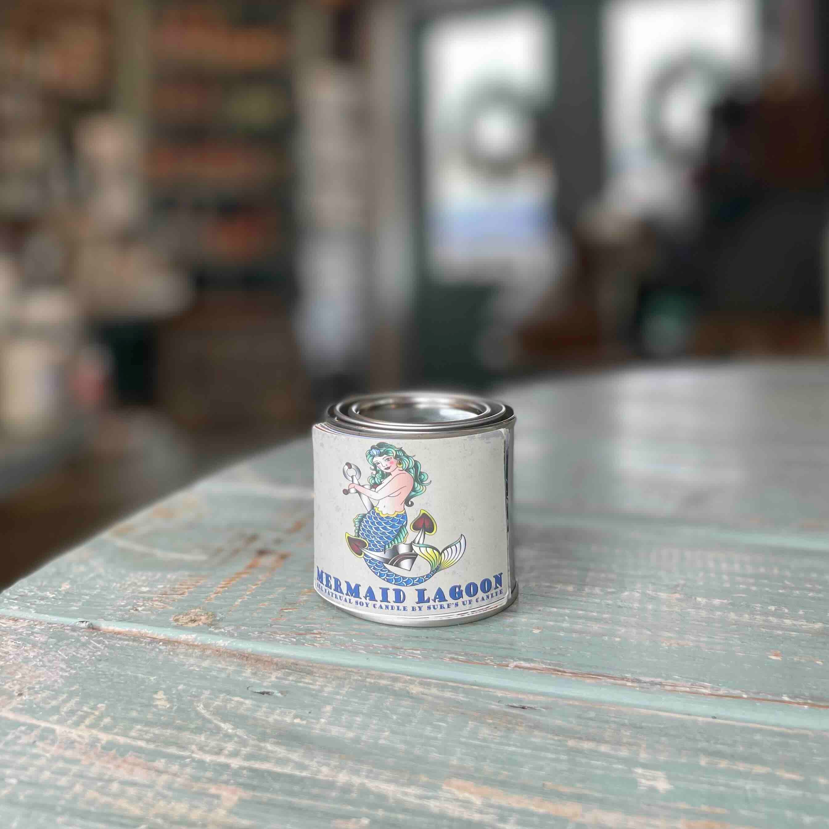 Mermaid Lagoon Paint Can Candle