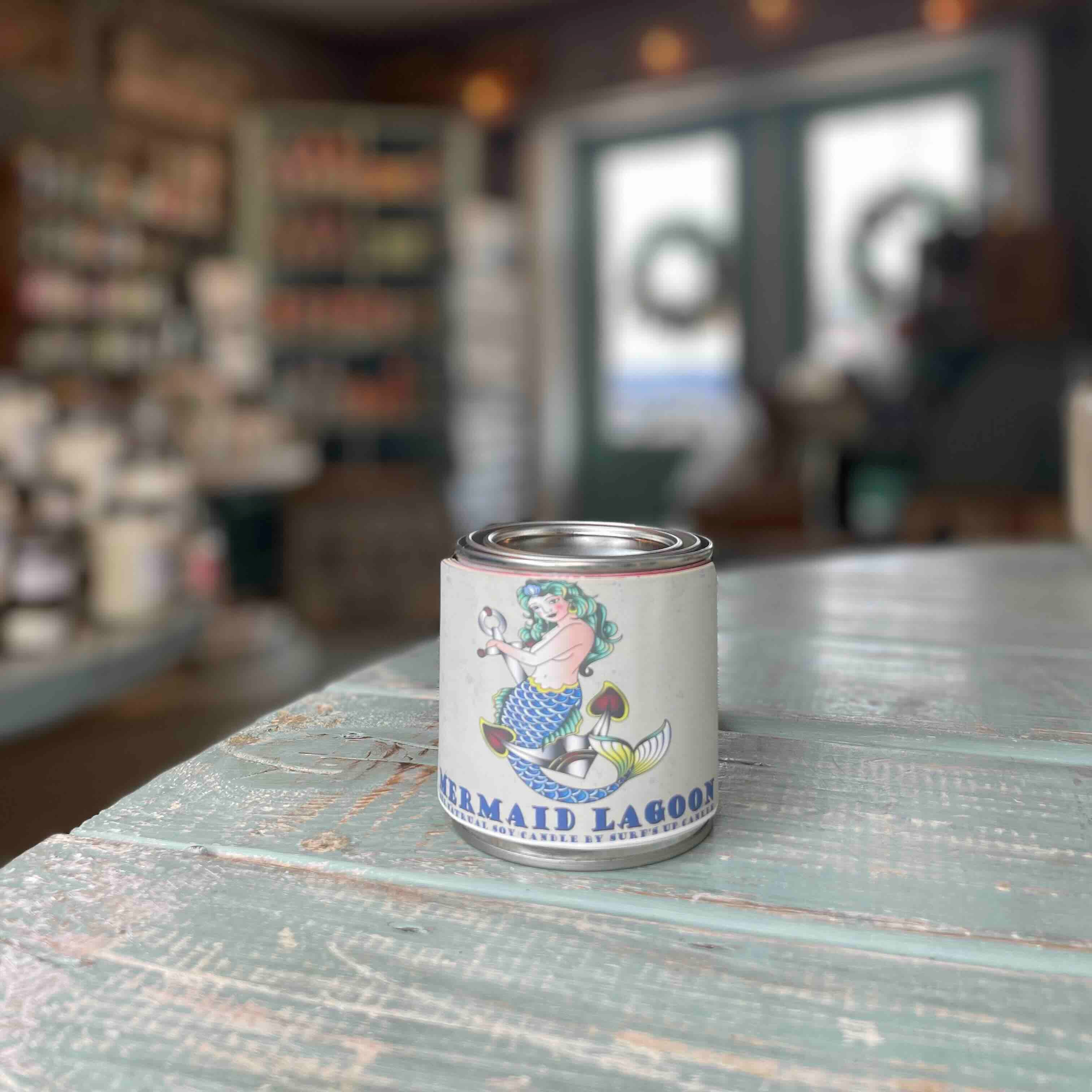 Mermaid Lagoon Paint Can Candle