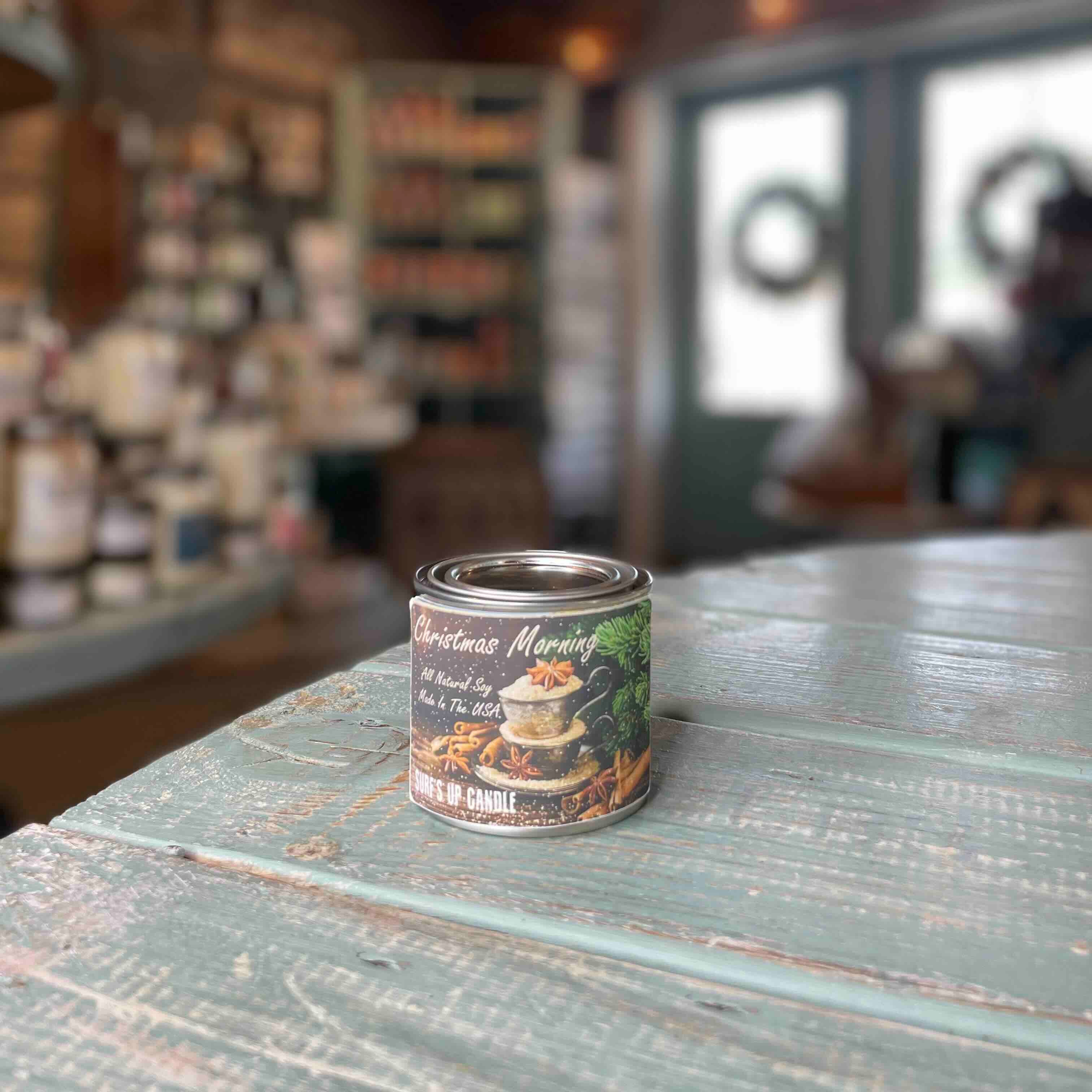 Christmas Morning Paint Can Candle - Vintage Collection