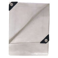 Kaps Tex KT-0810F Fire Resistant Tarp, White, 8 Inch x 10 Inch