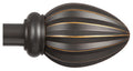 Kenney KN75246 Fast Fit Decorative Rod Set, Oil Rubbed Bronze, 36-66 Inch