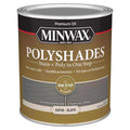 Minwax 613984444 Polyshades Stain and Polyurethane Finish, Slate, 1 Quart