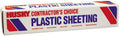 Husky SW404C Polyethylene Sheeting Film, 4' x 100', Clear