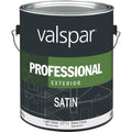 Valspar 12711 Professional Exterior Latex Paint, Satin, Light Base