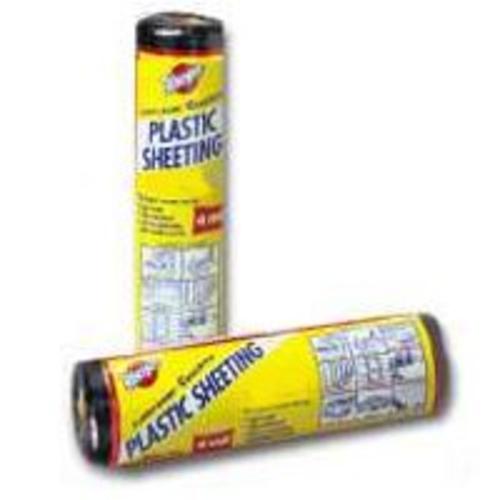 Warp's 6CH15-B 6 Mil Black Plastic Sheeting 15' X 25'
