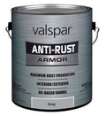 Valspar 044.0021834.007 Anti-Rust Armor Oil Based Enamel, Gray, 1 Gallon