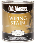 Old Masters 12704 Semi-Transparent Oil-Based Wiping Stain, Weathered Wood, 1 Quart