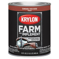 Krylon K02040000 Farm & Implement Primer, Red Oxide,  1 Quart