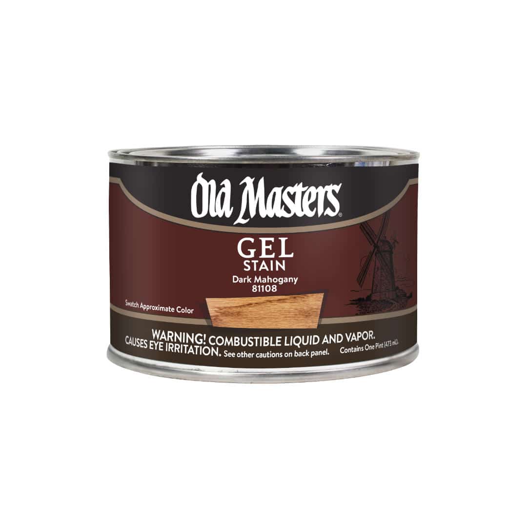 Old Masters Oil Based Gel Stain - Pint / Dark Mahogany -