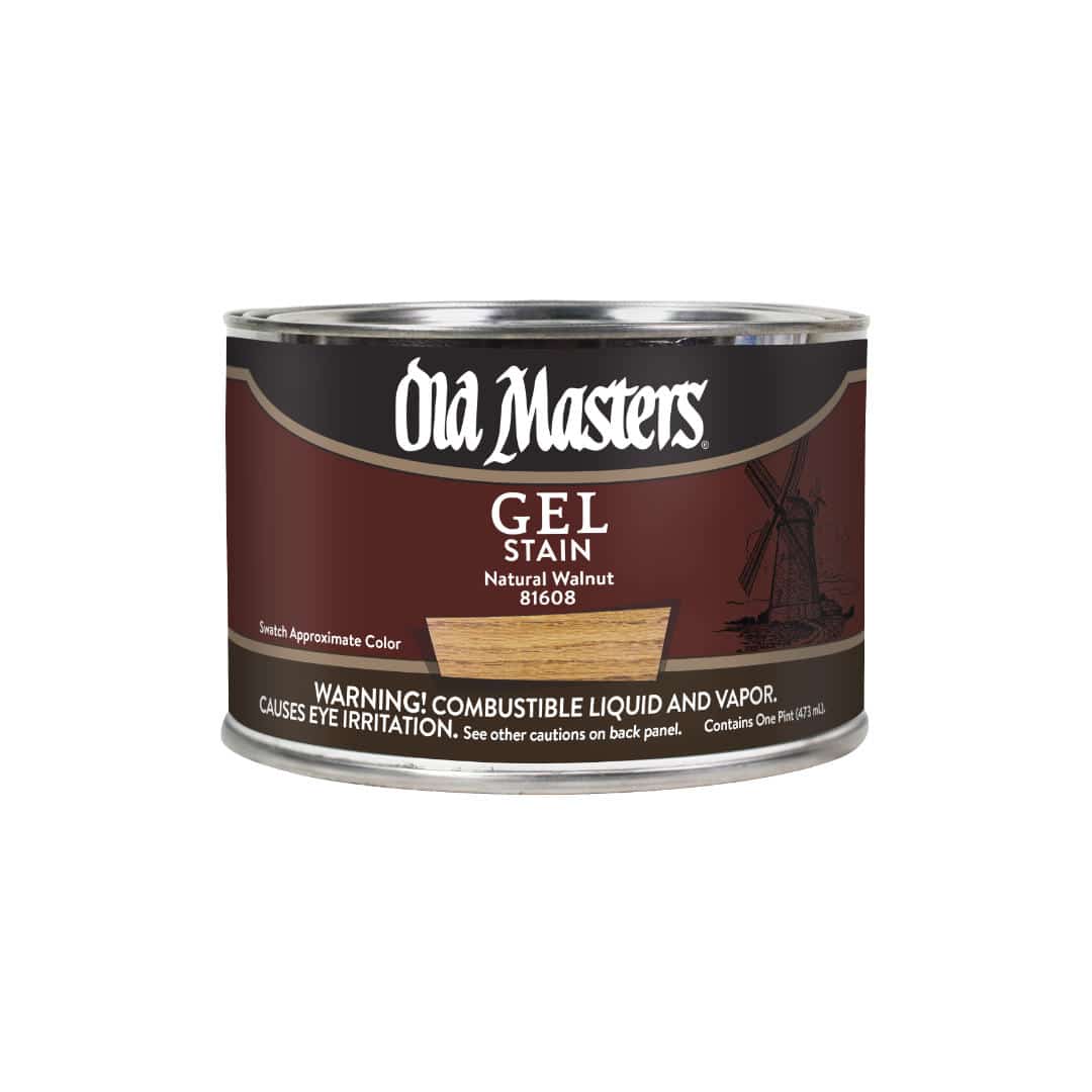 Old Masters Oil Based Gel Stain - Pint / Natural Walnut -