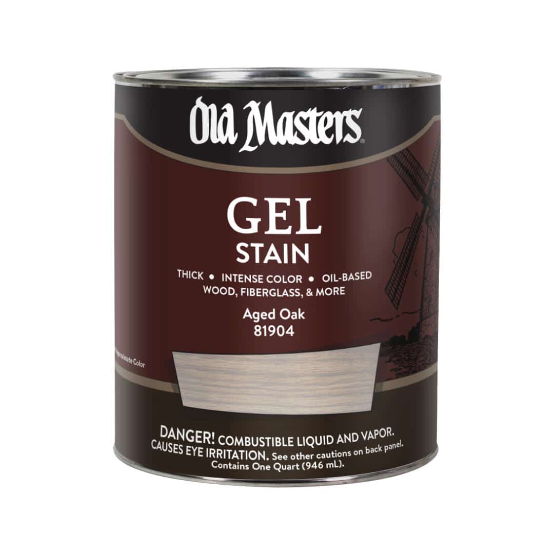 Old Masters Oil Based Gel Stain - Quart / Aged Oak - Stains