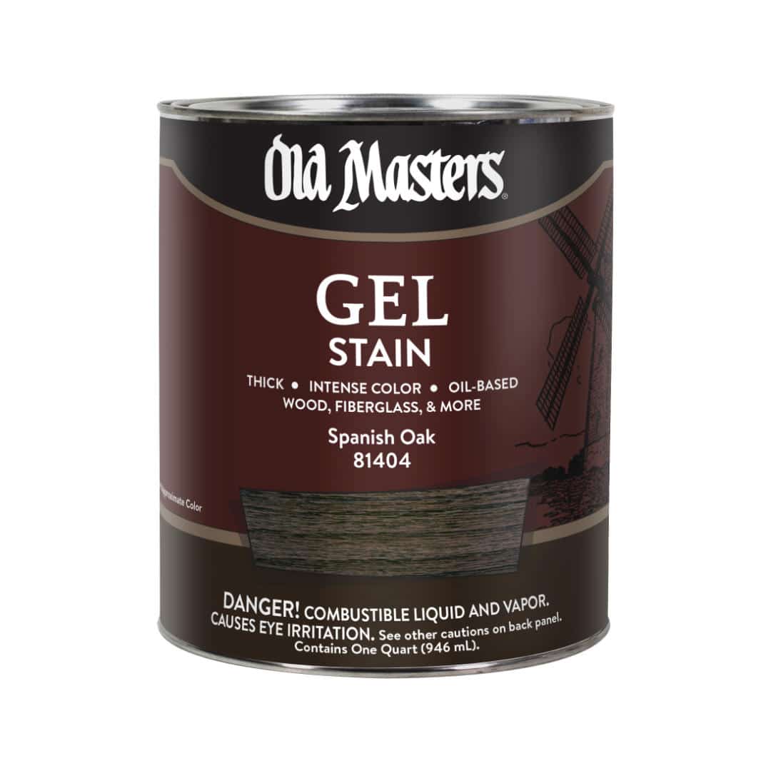 Old Masters Oil Based Gel Stain - Quart / Spanish Oak -